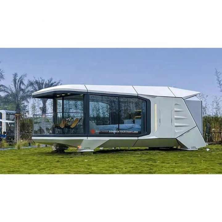 Factory Supply Luxury Modern Prefab House Modular Space Capsule House Container House