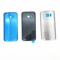 Coque arrière en verre pour batterie Samsung Galaxy S7 Edge/S8/S8 Plus/S10/S10 Plus, boîtier de protection arrière pour Samsung S7