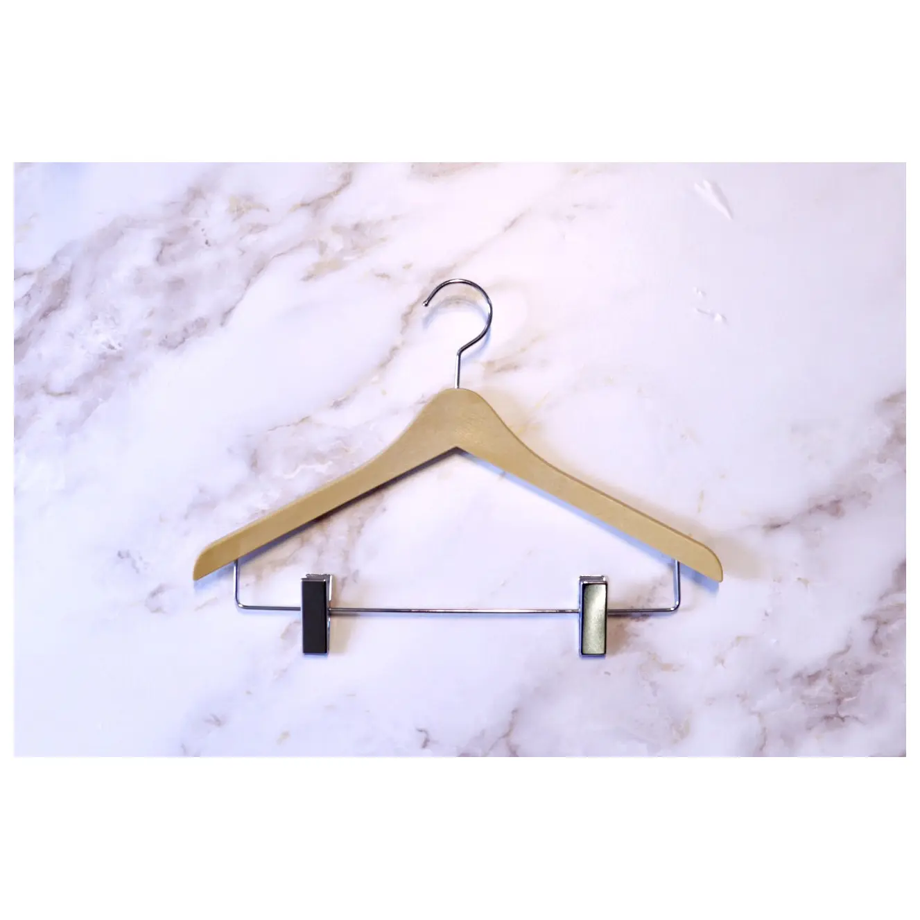 Small Lots 100 Pieces Available Jacket High Quality Premium Black Custom Coat Hanger