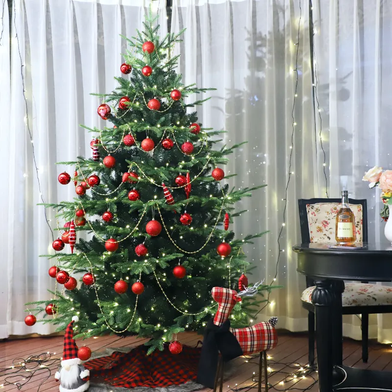 Pohon Natal 10 Kaki, Pohon Natal Luar Ruangan Dekorasi Keluarga Pohon Natal Dalam Jumlah Besar