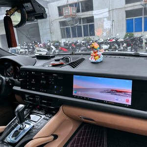 Schermo Passeggero per Console Centrale Versione Aggiornata, Lettore Multimediale di Navigazione e Controllo per Porsche Cayenne 2011-2017, Modifica per Auto - Product Image 2