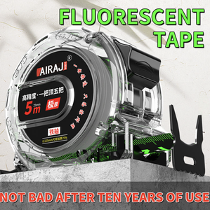 Cinta Métrica de Acero Fluorescente de Doble Cara de 7.5m, Alta Precisión, Caja de Acero Endurecido, Material ABS Reforzado Resistente al Desgaste, Métrica - Product Image 5
