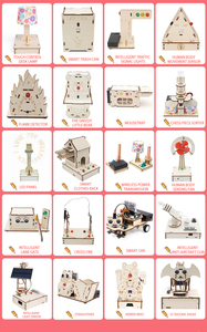 Petits matériel pédagogiques STEM pour l'éducation, expériences scientifiques faites à la main, aides à l'enseignement, matériaux de montage DIY, technologie de course à direction télécommandée - Product Image 4