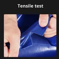 Bâche textile industrielle 100 % imperméable en PVC pour tentes de camping, protection solaire anti-âge, revêtement imperméable à la pluie