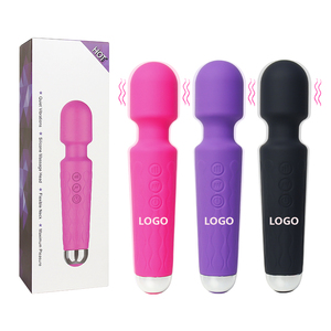 Vibrador Masajeador Tipo Varita USB Recargable Knight Stick de 8 Velocidades y 20 Frecuencias, Productos para Adultos, Juguetes Sexuales, Masaje - Product Image 1