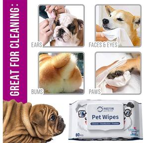 ทิ้งนอนวูฟเวนแอลกอฮอล์ฟรีสุนัขสัตว์เลี้ยงน้ําตาคราบRemoverผ้าเช็ดทําความสะอาดสัตว์เลี้ยงกําจัดกลิ่นสัตว์เลี้ยงผ้าเช็ดทําความสะอาดเปียกสําหรับอุ้งเท้าร่างกายก้น - Product Image 5
