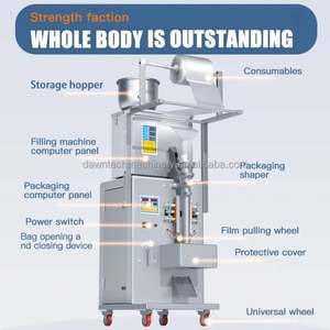 Machine d'emballage automatique pour sucre, sel, haricots, graines, café, épices, sachets, granulés, poudre et thé - Product Image 4