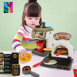 एसवाई घर उपकरणों बच्चों रसोई खिलौना लघु असली खाना पकाने रंग लड़की रसोई सेट खिलौने