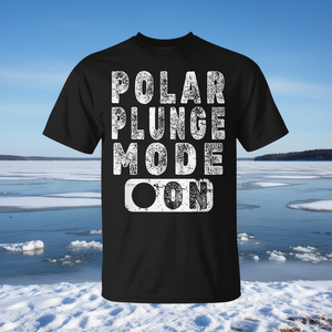 T-shirt Polar Plunge Mode On nera unisex per adulti taglia media - Product Image 3