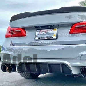 Aileron de coffre arrière en fibre de carbone style Pro F10 pour BMW F10 F11 F18 Série 5 M5 2011-2017, lèvre d'aileron arrière, style automobile - Product Image 4