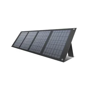 Pannello Solare Flessibile Monocristallino 100W 18V ad Alta Efficienza 22% Portatile Pieghevole Nero POWKEY a Prezzo di Fabbrica - Product Image 1