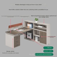 Poste de travail double pour bureau à domicile et école – Design moderne avec chaise réglable en hauteur