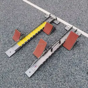 Fabriekslevering Hoogwaardig Aluminium Heetste Baan En Veld Anti-Slip Startblokken Training Startblok Te Koop