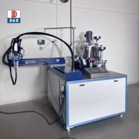 Système de dosage automatique de résine époxy en silicone PU pneumatique en 2 parties colle ab pour emballage de boîtier de carte électronique pompe à matériau en bois