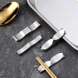 Soporte de acero inoxidable para palillos, plato para cucharas, almohadilla para cuchillos y tenedores, reposapalillos comercial, reposacucharas, reposapalillos - Product Image 3