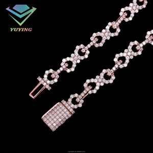 Joyería Hip Hop, Brazalete Cubano con Moissanita VVS Color D, Plata de Ley 925, Chapado en Oro de 18K, Certificado GRA, Unisex, para Regalo - Product Image 5