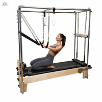 Máquina de Pilates Cadillac de Madera de Arce de Grado Profesional para Gimnasio, Equipo Completo con Programas