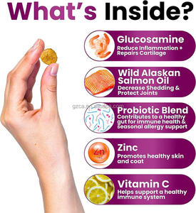 Glukozamin köpek vitaminleri takviyeleri ile 1 köpek Multiivitamin çiğneme <span class=keywords><strong>Pet</strong></span> <span class=keywords><strong>Chondroitin</strong></span> kalça ve ortak destek sağlık bağışıklık - Product Image 3