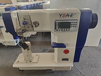 Machine à coudre industrielle automatique programmable à grande vitesse à aiguille simple et à lit plat YL-591 pour chaussures, sacs et cuir