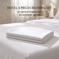 Parures de lit de luxe en coton, draps de lit king size avec housse de coussin