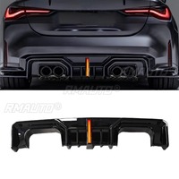 Pour BMW M3 M4 G80 G82 2021+ : Kit Carrosserie Complet (Lame de Pare-chocs Avant, Splitter, Diffuseur, Protection de Pare-chocs) et Accessoires Auto