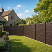 Panneau de clôture en aluminium à persiennes pour jardin, piscine et ferme, éco-responsable, revêtement en poudre, sans rouille, Tingmeihaoting