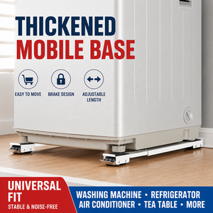 Base Regolabile Monolaterale Lucida per Lavatrice, Supporto Mobile Universale con Ruote per Frigorifero - Product Image 4