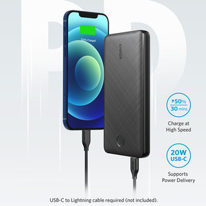 Anker 525 Power Bank (PowerCore 20K) Caricabatterie Portatile USB-C 20000mAh 312 Caricatore <span class=keywords><strong>2</strong></span> Pezzi - Product Image 2