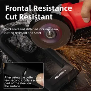 Verrou en <span class=keywords><strong>U</strong></span> intelligent <span class=keywords><strong>antivol</strong></span> ROCKBROS pour vélo, en silicone, haute qualité, pour vélo électrique et moto - Product Image 3