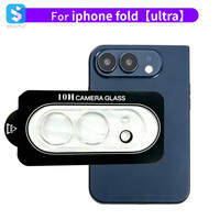 Nouveauté - Protection d'objectif d'appareil photo pour téléphone portable en verre trempé anti-rayures à couverture intégrale pour iPhone Duo