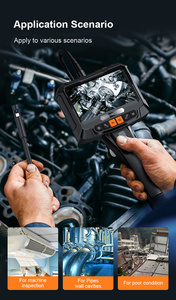 G10 HD 5 pantalla Industrial endoscopio Cámara HD1080P tubería alcantarillado inspección boroscopio impermeable <span class=keywords><strong>IP67</strong></span> LED 2000mAh ANSESOK - Product Image 4