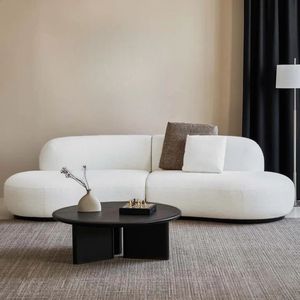 Canapé d'angle semi-circulaire moderne de luxe pour zone de relaxation, salon, magasin de vêtements, salon de beauté, hall, bureau, zone de réception - Product Image 2