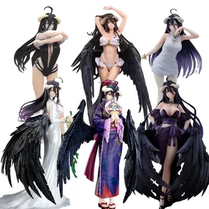 Dalam stok Anime King of The Immortal OverLord Albedo seksi koleksi patung Model boneka hadiah mainan Anime PVC tokoh aksi