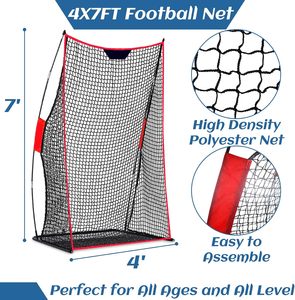Filet d'entraînement <span class=keywords><strong>de</strong></span> football portable - <span class=keywords><strong>Cage</strong></span> <span class=keywords><strong>de</strong></span> frappe à installation rapide pour l'entraînement aux buts <span class=keywords><strong>de</strong></span> terrain <span class=keywords><strong>de</strong></span> football et aux exercices <span class=keywords><strong>de</strong></span> football et à l'entraînement au lancer - Product Image 2