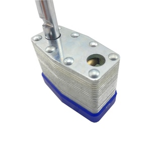 Venta al por mayor barata <span class=keywords><strong>CMK</strong></span> 3 Llaves Llave Maestra grillete de acero endurecido candado cilíndrico de acero laminado de seguridad - Product Image 6