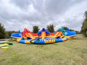 Tobogán de agua inflable de grado comercial de la mejor calidad <span class=keywords><strong>con</strong></span> piscina a la venta - Product Image 3