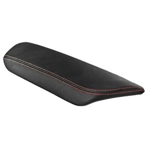 Couverture de boîte d'accoudoir Toyota CHR 2018-2022 en cuir noir avec surpiqûres rouges, protection de la console centrale - Product Image 5