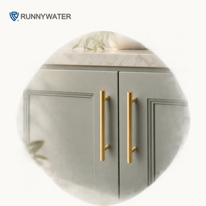 Maniglia Minimalista in Ottone Massiccio di Lusso per Cassetti da Cucina, <span class=keywords><strong>Maniglie</strong></span> per Mobili, <span class=keywords><strong>Maniglie</strong></span> Lunghe per Armadi e Porte - Product Image 3