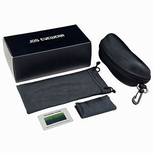 Cajas de Empaque <span class=keywords><strong>para</strong></span> Gafas, Rectangulares, Semirrígidas, con Cierre, Paño <span class=keywords><strong>para</strong></span> Limpiar <span class=keywords><strong>Lentes</strong></span>, Patrón Impreso, Tarjeta Polarizada, Accesorios <span class=keywords><strong>para</strong></span> Gafas - Product Image 3