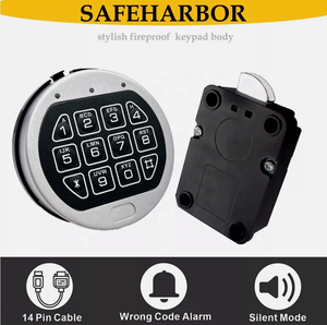 Két sắt phụ tùng phần la-gard thay thế chữ số Thép bao gồm khóa an toàn, Bàn Phím kỹ thuật số, khóa an toàn điện tử cho két nặng - Product Image 2