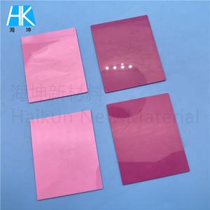 95% rosa lila Aluminium oxid Keramik Lasers ch neiden polierte Substrat platte - Product Image 2