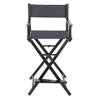 Chaise de maquillage pliante portable moderne avec cadre en aluminium Chaise de metteur en scène en métal pour activités de plein air, parcs Chaise de plage pliable