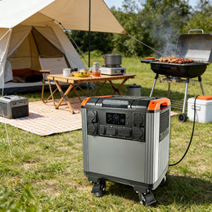 Estación de energía portátil BIGINVERTER de 4000W 4000WH para exteriores, ideal para villas, jardines, balcones, respaldo solar para el hogar, vida fuera de la red con carga solar. - Product Image 3