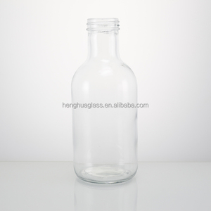 Chất Lượng Cao Vòng 250Ml 350Ml 500Ml Rõ Ràng Glass Nước Sốt Chai Thủy Tinh BBQ Nước Sốt Cà Chua Nước Trái Cây Chai Với Nắp Nhựa - Product Image 6