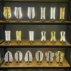 Bar otel yatak odası başucu için İskandinav yaratıcı akrilik kelebek LED masa lambası High-End ortam dekoratif aydınlatma - Product Image 2