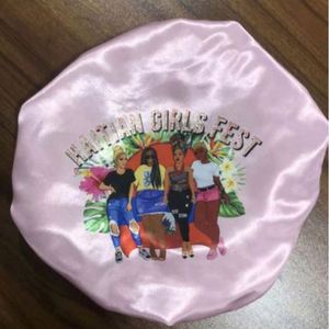 Bonnet bandana personnalisé en satin de polyester soyeux pour femme, motif Cookie Monster Baddie, idéal pour la plage et les loisirs en extérieur - Product Image 5