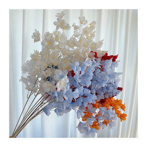 Trompette longue fleur de cerisier décoration mariage <span class=keywords><strong>fleurs</strong></span> artificielles décoratives - Product Image 3