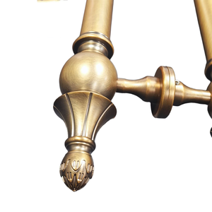 Manija de Puerta de Cobre Moderna Europea de Lujo, Duradera y de Alta Gama para Hoteles, Villas, KTV, Puertas Corredizas de Madera Grandes, Herrajes y Barras - Product Image 4