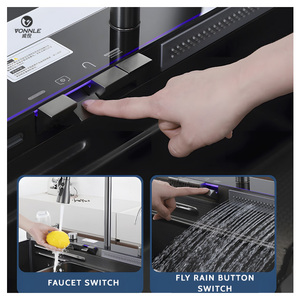 Display digitale tecnologia a nido d'ape <span class=keywords><strong>cucina</strong></span> intelligente lavello da <span class=keywords><strong>cucina</strong></span> lavelli da bagno lavello singolo - Product Image 3
