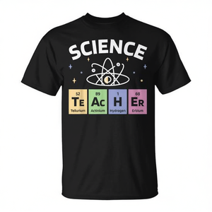 Camiseta con símbolo del elemento de la tabla periódica para profesores de ciencias, unisex, talla para adultos - Product Image 2